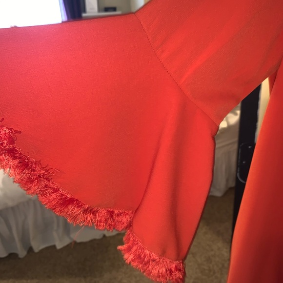 Orange off the shoulder top - Picture 2 of 2